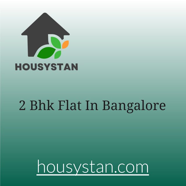 2 Bhk Flat In Bangalore