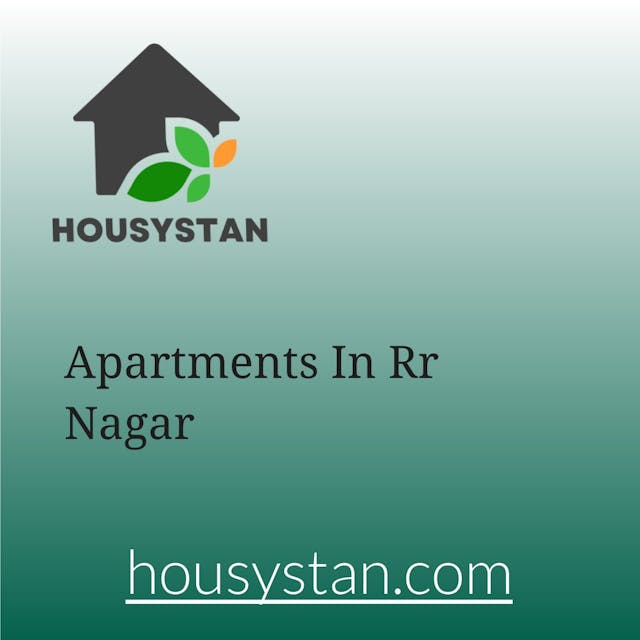 Apartments In Rr Nagar