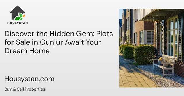 Discover the Hidden Gem: Plots for Sale in Gunjur Await Your Dream Home
