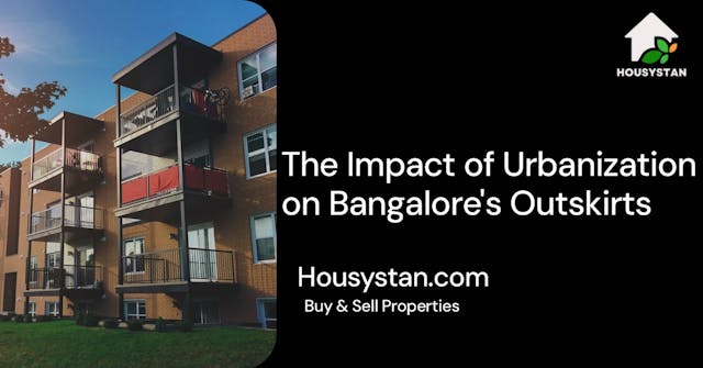 The Impact of Urbanization on Bangalore's Outskirts