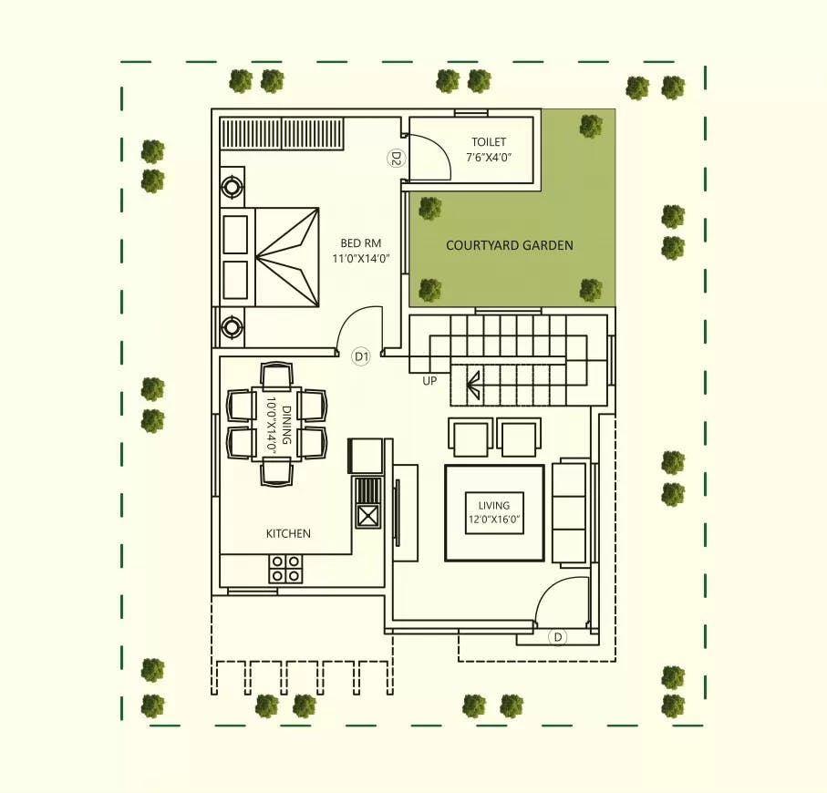 Floor plan for 21st Century La Ville Township