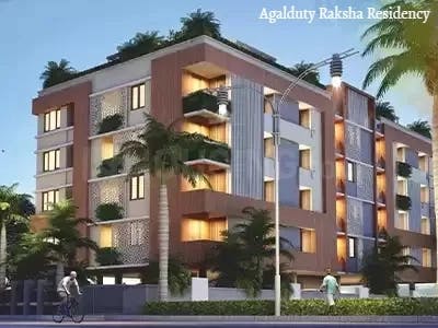Floor plan for Agalduty Raksha Residency