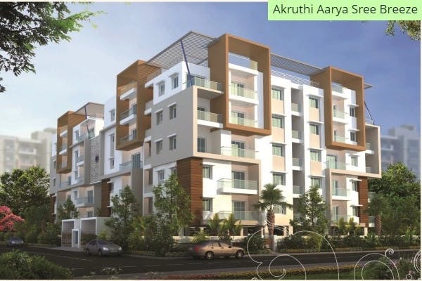 Floor plan for Akruthi Aarya Sree Breeze