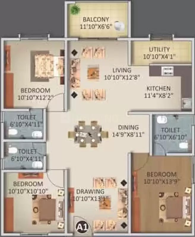 Floor plan for ELV Kingsland