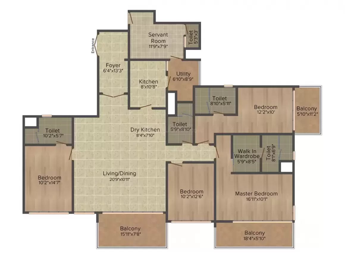 Floor plan for G Corp Residences