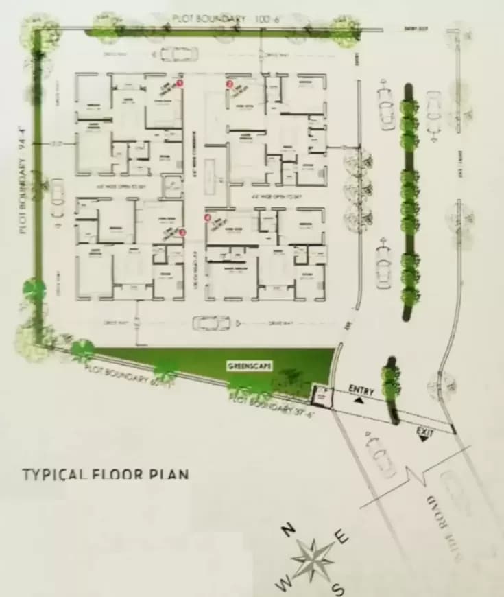 Floor plan for Gokul Nandanam Block A