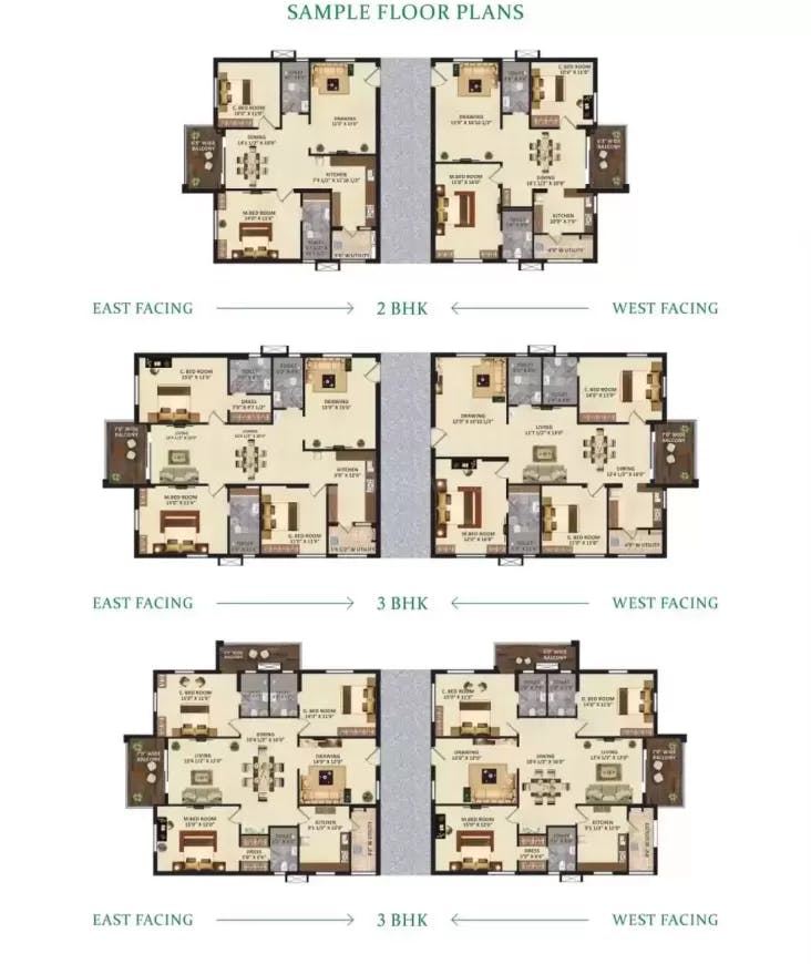 Floor plan for Greenmark Mayfair Apartments