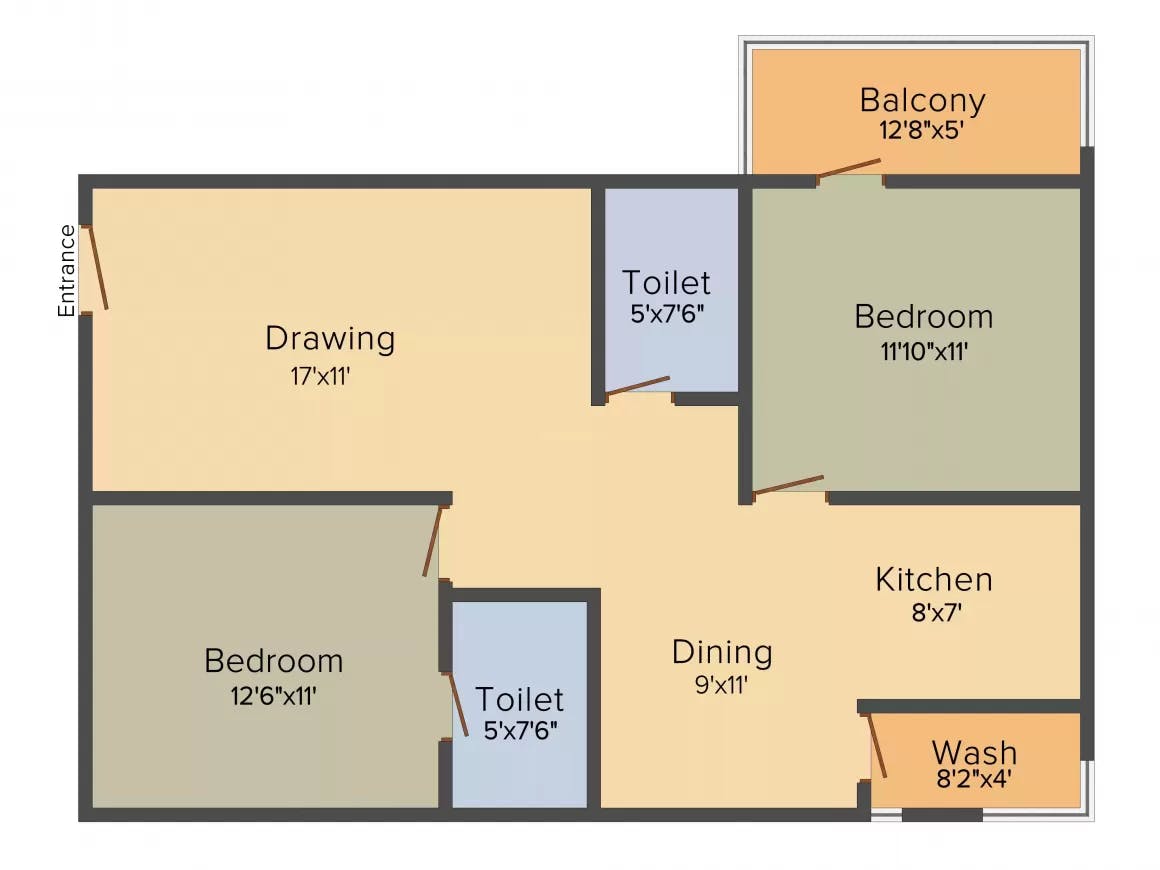 Floor plan for Hilife Greens