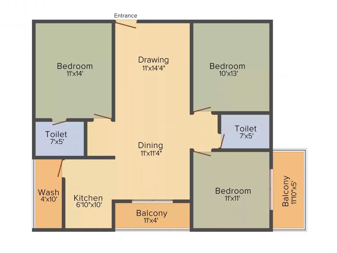 Floor plan for Hilife Greens