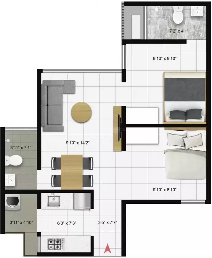 Floor plan for Iconest3