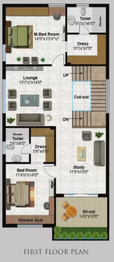 Floor plan for Pruthvi Belmont Greene