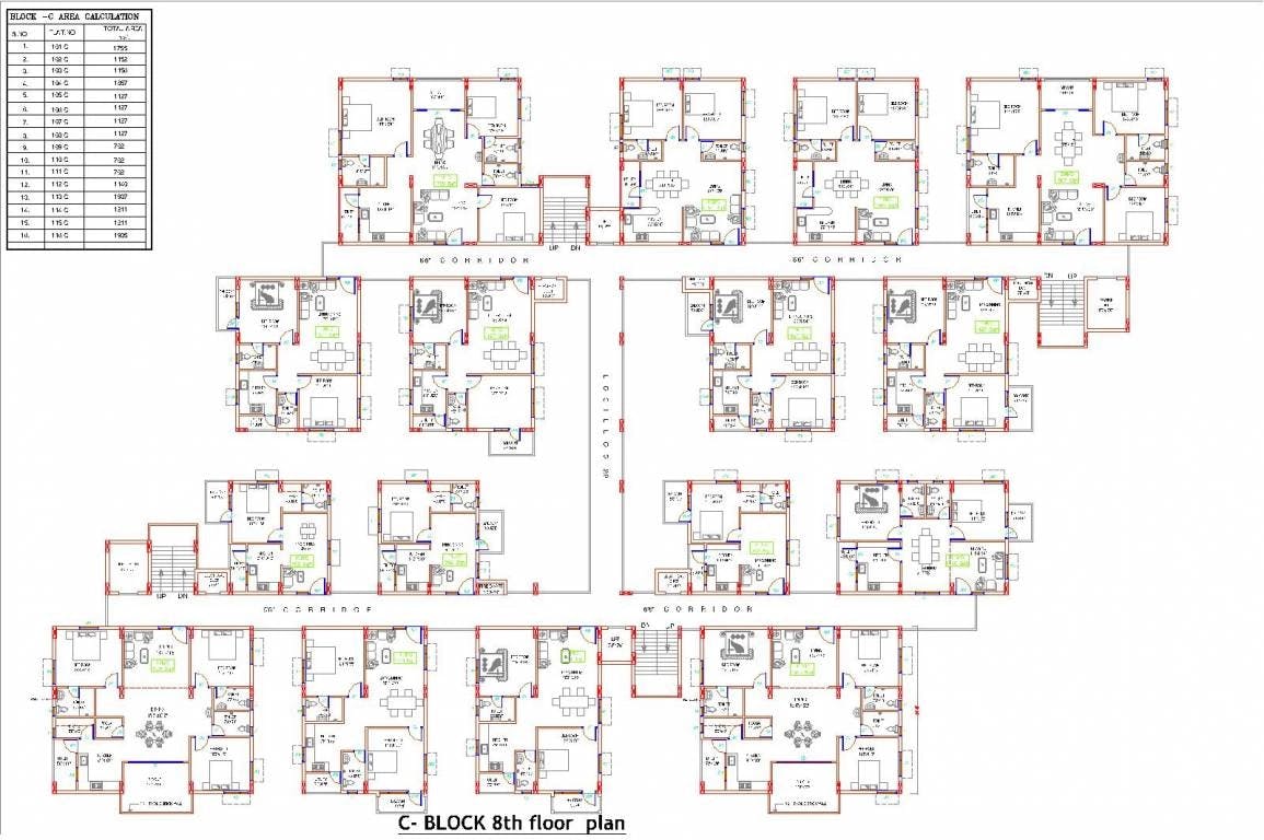 Floor plan for Boddula Sai Krupa Apartment