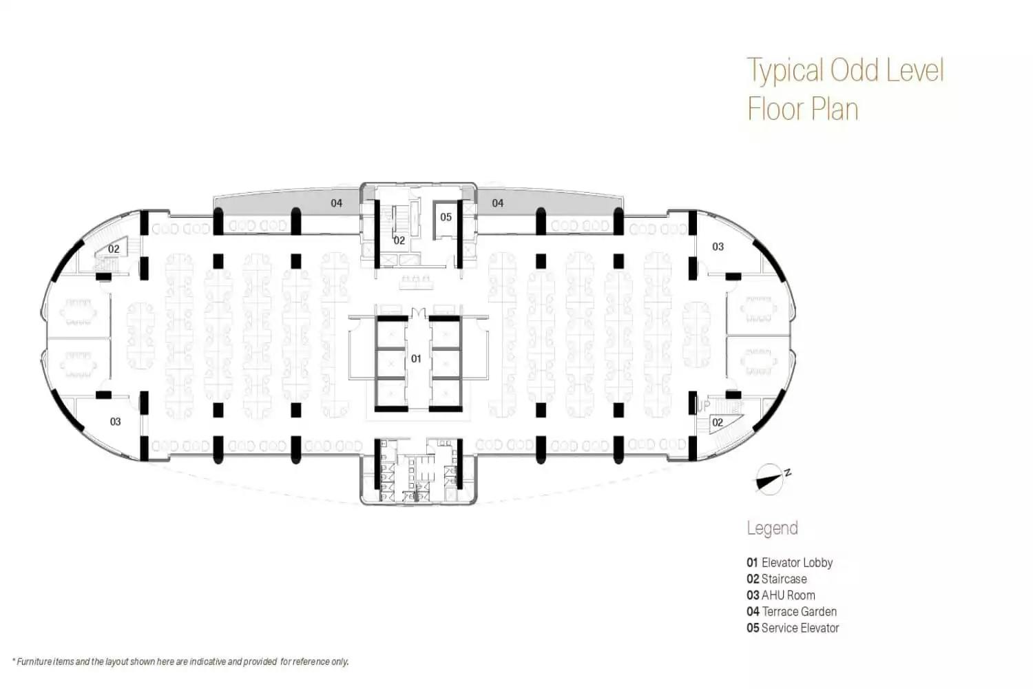 Floor plan for Total Environment Workcations