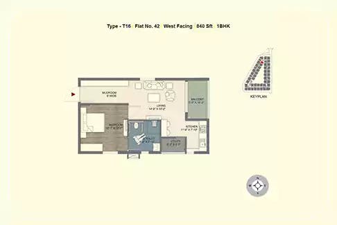 Floor plan for Ramky Golden Circle
