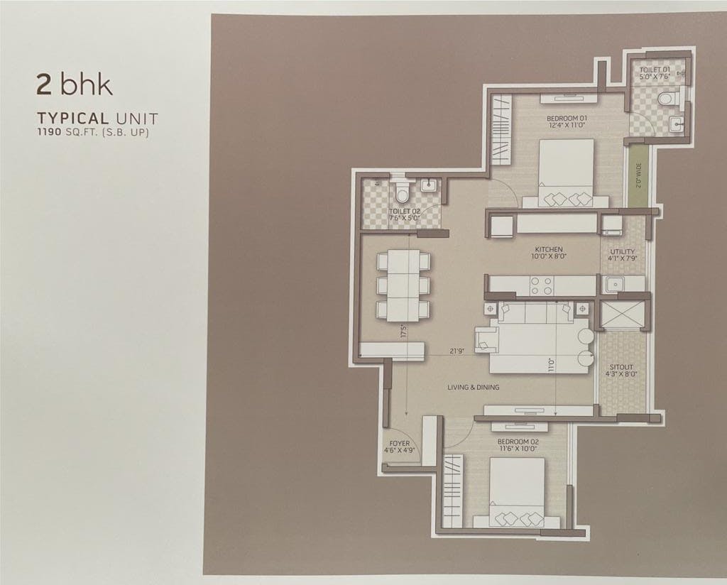 Floor plan for Goyal Orchid Salisbury