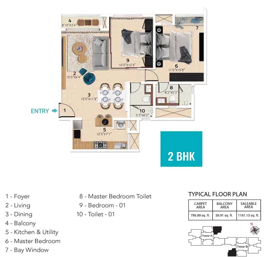 Floor plan for Karle Vario Homes