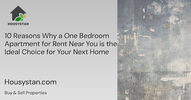 Image of 10 Reasons Why a One Bedroom Apartment for Rent Near You is the Ideal Choice for Your Next Home